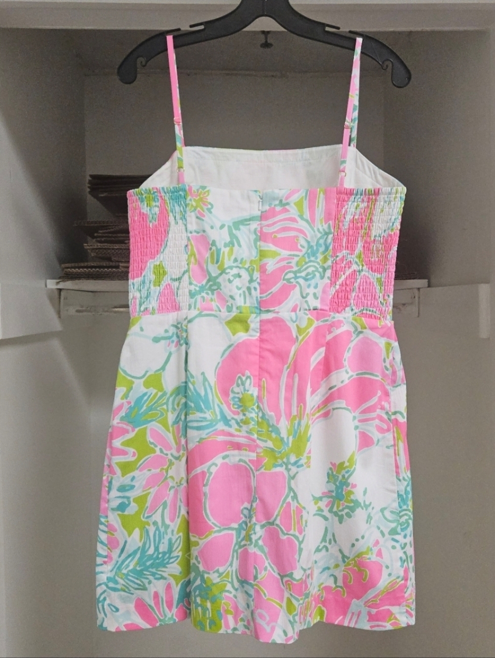 LILLY PULITZER JESSE SKORT ROMPER FLAMINGO PINK 10 - Picture 3 of 6